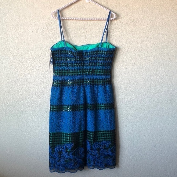 BCBGMaxAzria Manuela Strapless Embroidered Dress 8 - Picture 8 of 8